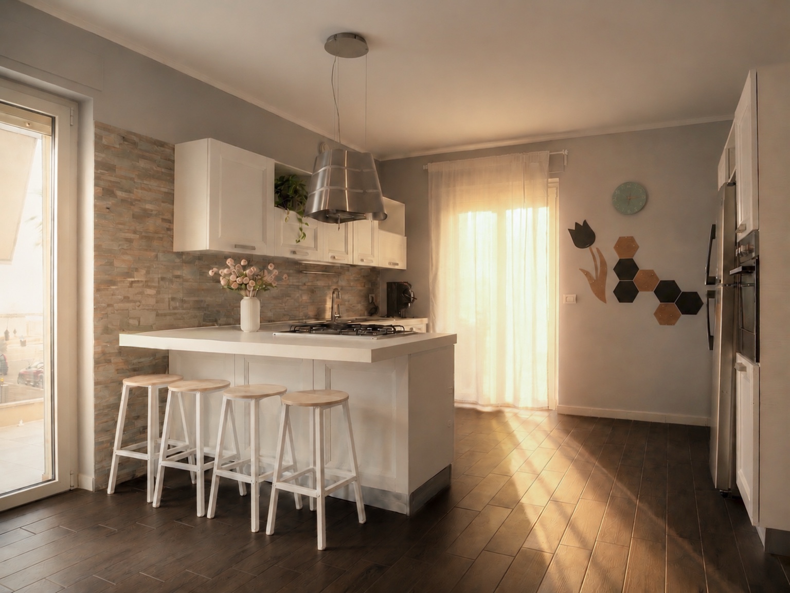 Bright and spacious kitchen