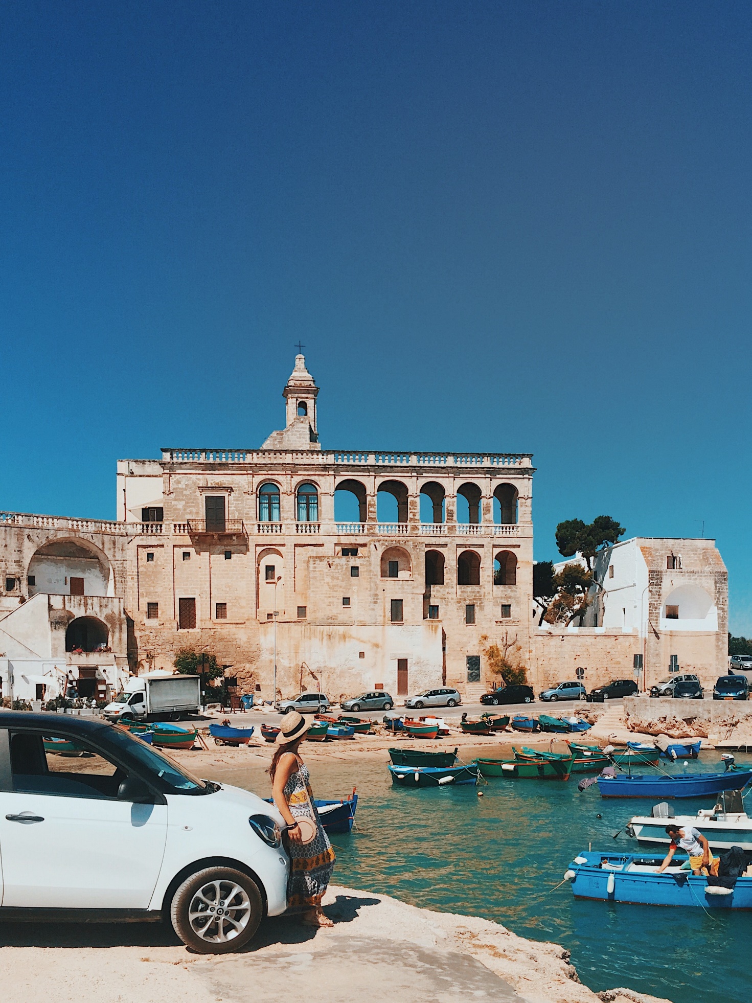 San Vito abbey and its seaside harbour